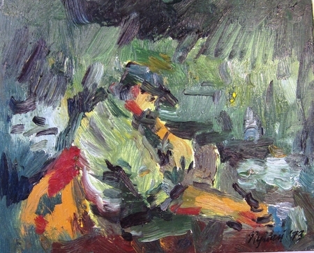 The Hunter with his Pipe