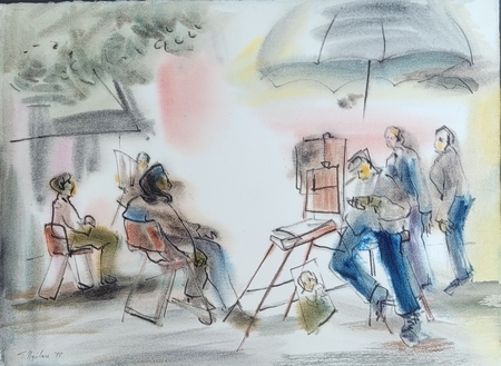 Montmartre Street Painters Paris 2